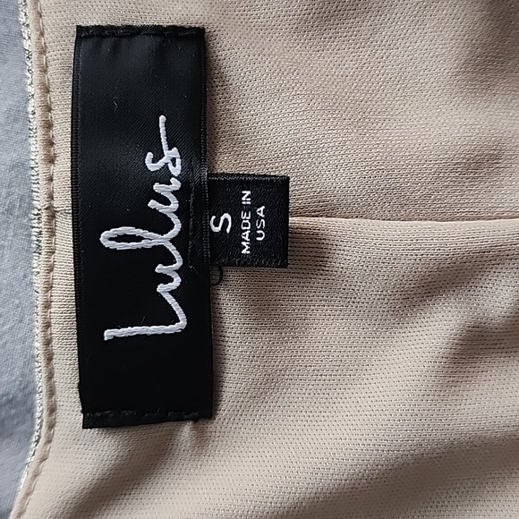 Lulus Metallic Gold Shiny Mini Dress - Picture 5 of 5